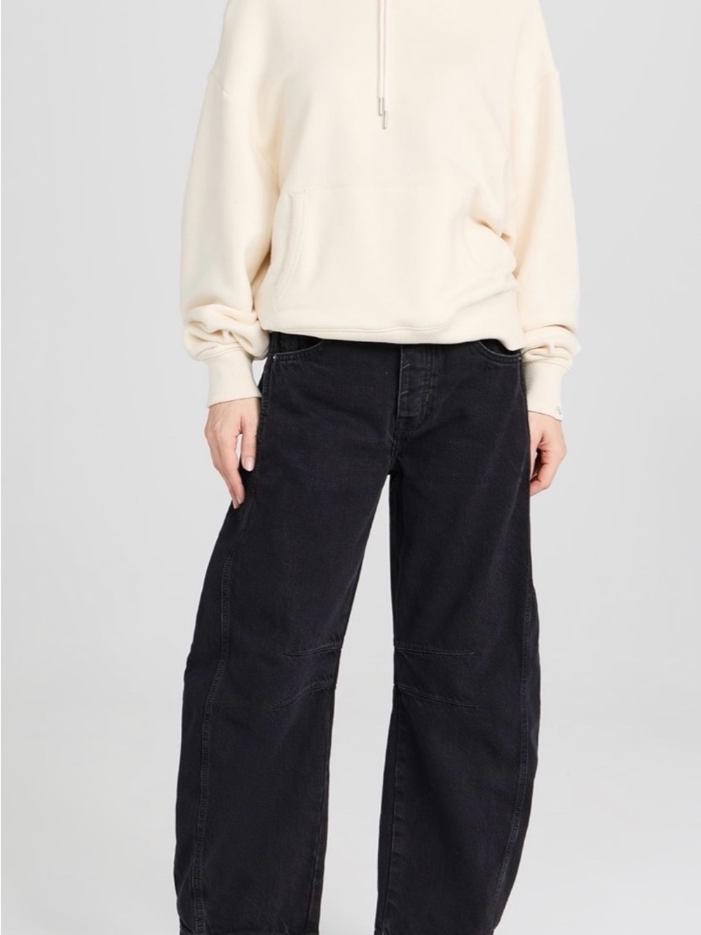 Free People | We The Free | Mid-rise Barrel Jeans - Picture 3 of 6